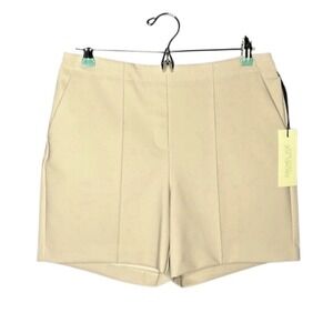 Rachel  Zoe Beige Women's Pull On Short Size 6 Stretch